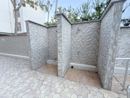 Large And Spacious 2 1 Flat For Sale In A Complex With Pool In Kumbağ 