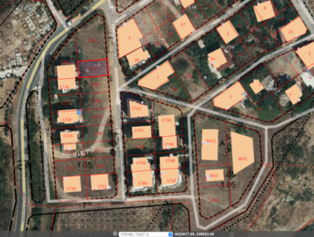 185 M2 Zoned Land For Sale In A Decent Location Ready For Construction In Kumbağ