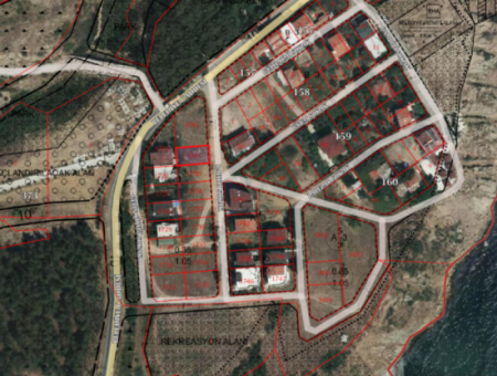 185 M2 Zoned Land For Sale In A Decent Location Ready For Construction In Kumbağ