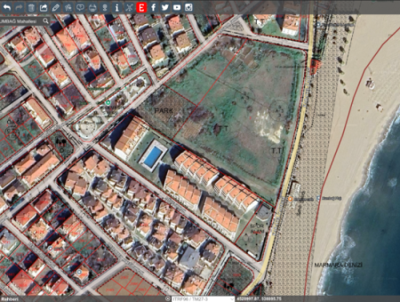 Ready-To-Build Land For Sale Near Gündal Beach In Kumbağ