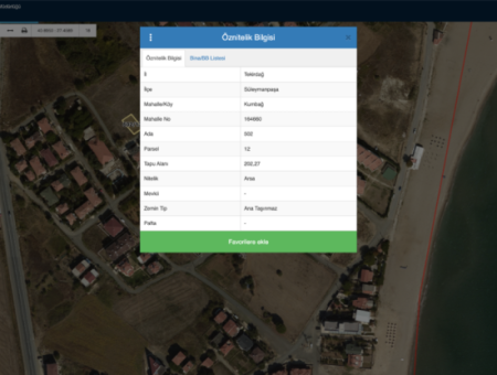 Ready-To-Build Land For Sale Near Gündal Beach In Kumbağ