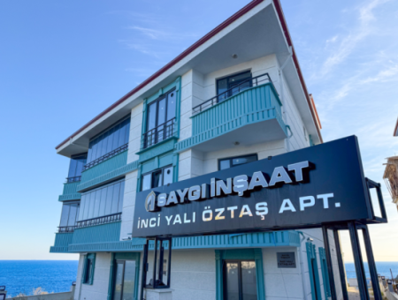 Kumbağ Panoramic Sea View Garden New 1 1 Flat For Sale