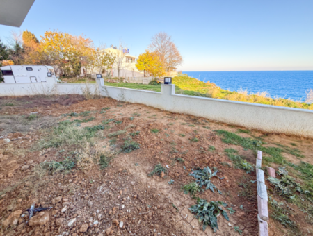 Kumbağ Panoramic Sea View Garden New 1 1 Flat For Sale