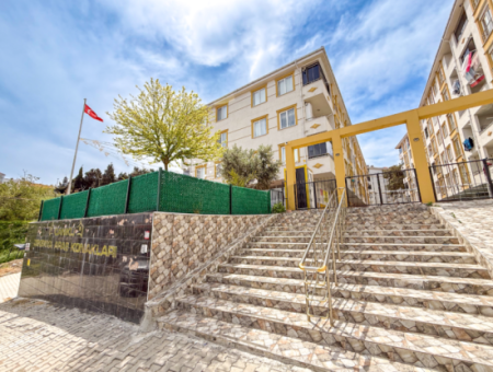 2 1 Flats For Rent In Kumbağ Village Area With Pool And Sea View