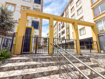 2 1 Flats For Rent In Kumbağ Village Area With Pool And Sea View