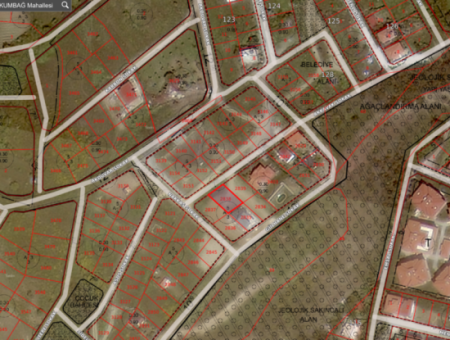 Ready-To-Build Land With Sea View 275M2 Residential Zoning In Kumbağ