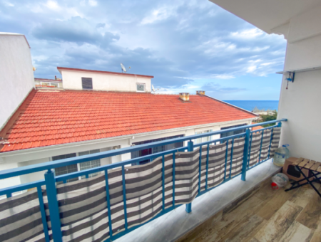 Furnished Sea View 2 1 Flat For Rent In The Center Of Kumbağ