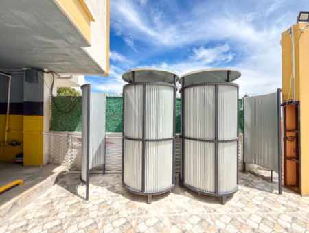 2 1 Flats For Rent In Kumbağ Village Area With Pool And Sea View