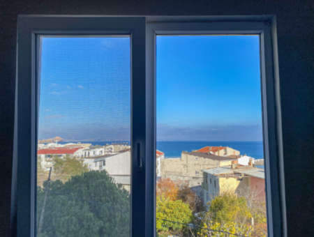 2 1 Flats For Rent In Kumbağ Village Area With Pool And Sea View