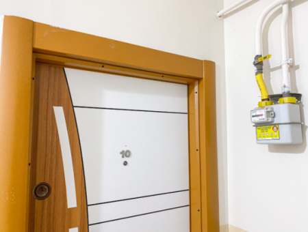 2 1 Flats For Rent In Kumbağ Village Area With Pool And Sea View