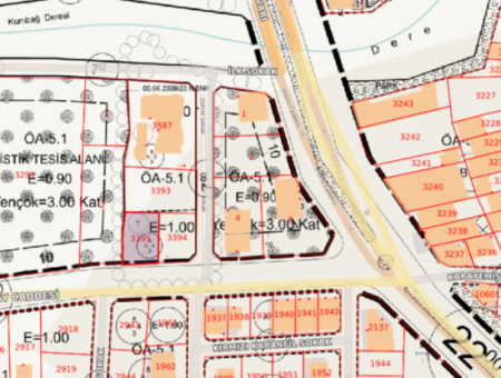 4-Storey Residential Zoned Land For Sale In Kumbağ