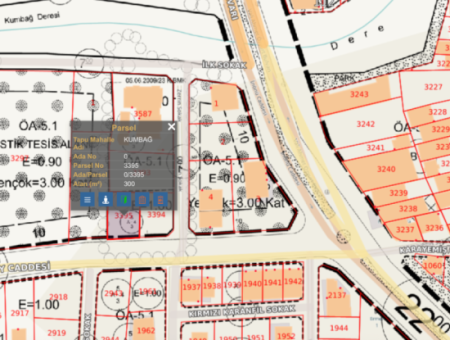 4-Storey Residential Zoned Land For Sale In Kumbağ