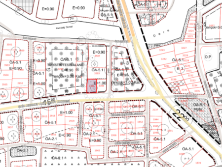 4-Storey Residential Zoned Land For Sale In Kumbağ