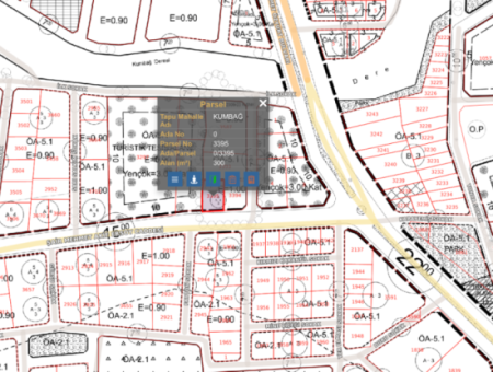 4-Storey Residential Zoned Land For Sale In Kumbağ