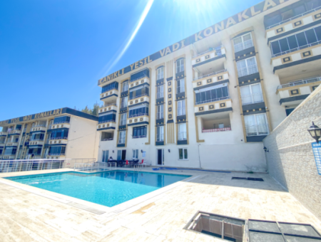 Fully Furnished 2 1 Flat For Sale With Sea View Pool In Kumbağ