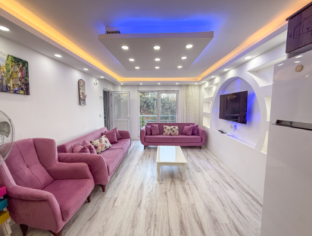 Fully Furnished 2 1 Flat For Sale With Sea View Pool In Kumbağ