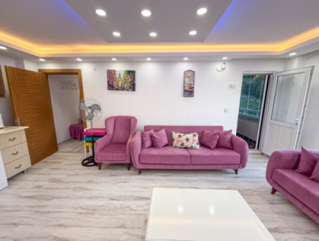 Fully Furnished 2 1 Flat For Sale With Sea View Pool In Kumbağ