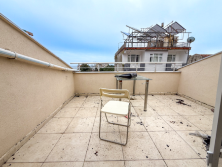 3 1 Duplex For Sale With Terrace And Double Balcony In The Center Of Kumbağ