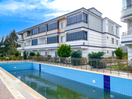 Fully Furnished Luxury 1 1 Flat For Rent In Kumbağ Pool Site