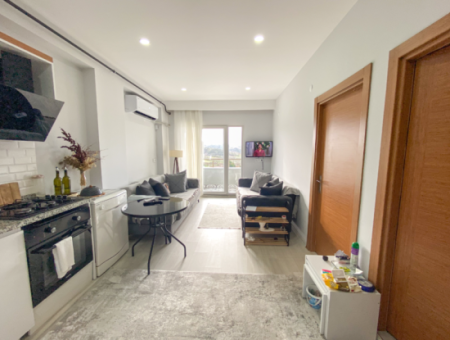 Fully Furnished Luxury 1 1 Flat For Rent In Kumbağ Pool Site