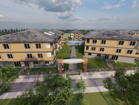 2 1 Flats For Sale In Ova Kent 2 Complex With Luxury Pool In Kumbağ