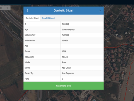 185 M2 Block Order Land For Sale In Kumbağ, Close To Gündal Beach