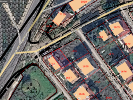 185 M2 Block Order Land For Sale In Kumbağ, Close To Gündal Beach