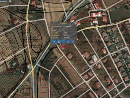 185 M2 Block Order Land For Sale In Kumbağ, Close To Gündal Beach