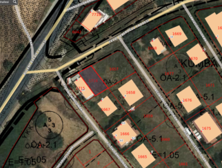 185 M2 Block Order Land For Sale In Kumbağ, Close To Gündal Beach