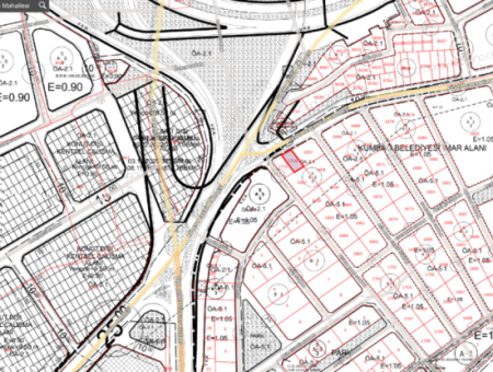 185 M2 Block Order Land For Sale In Kumbağ, Close To Gündal Beach