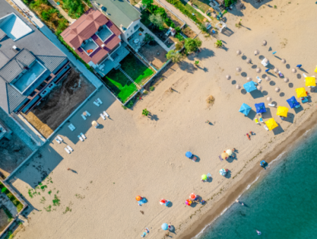 2 1 Flat For Sale In A Seafront Site In Kumbağ