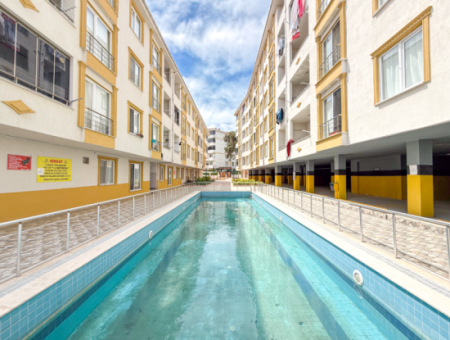 2 1 Duplex Terraced Flat For Rent In A Complex With Pool In Kumbağ Port