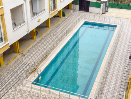 2 1 Duplex Terraced Flat For Rent In A Complex With Pool In Kumbağ Port