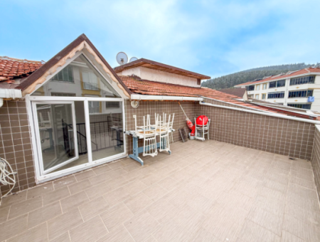 2 1 Duplex Terraced Flat For Rent In A Complex With Pool In Kumbağ Port