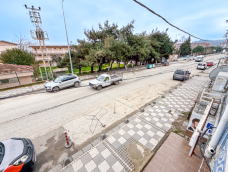 1 1 Flat For Rent With Garden Close To The Sea On Kumbağ Main Street