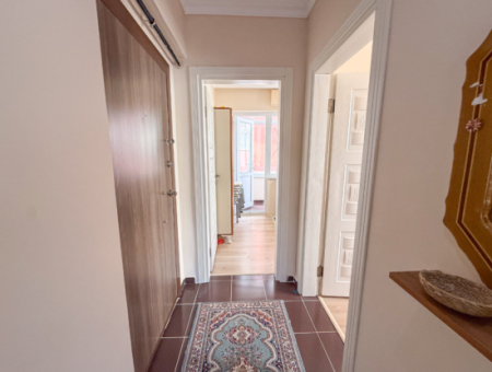 Spacious 2 1 Flat For Sale In A Residential Building On Kumbağ Market Street