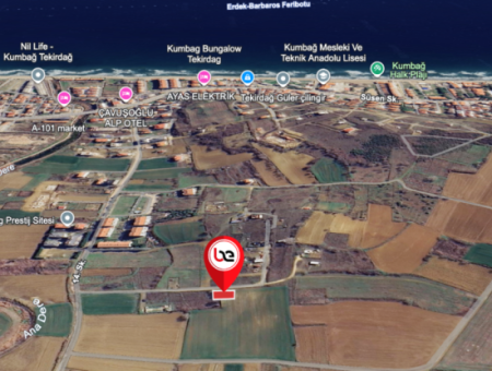 Land For Sale With 392 M2 Residential Zoning In A Rapidly Developing Region In Kumbağ