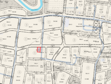 Land For Sale With 392 M2 Residential Zoning In A Rapidly Developing Region In Kumbağ