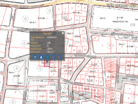 Land For Sale With 392 M2 Residential Zoning In A Rapidly Developing Region In Kumbağ