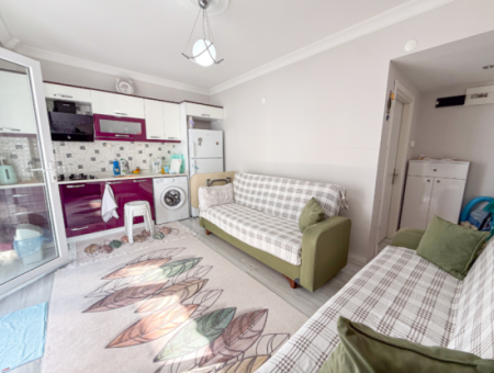 1 1 Flat For Sale In A Residential Building Close To Gündal Beach In Kumbağ