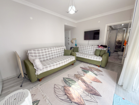 1 1 Flat For Sale In A Residential Building Close To Gündal Beach In Kumbağ