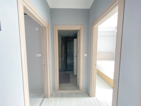 Furnished 2 1 Flat For Rent In A Building With Elevator In The Center Of Kumbağ