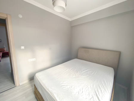 Furnished 2 1 Flat For Rent In A Building With Elevator In The Center Of Kumbağ