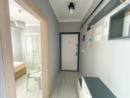 Furnished 2 1 Flat For Rent In A Building With Elevator In The Center Of Kumbağ