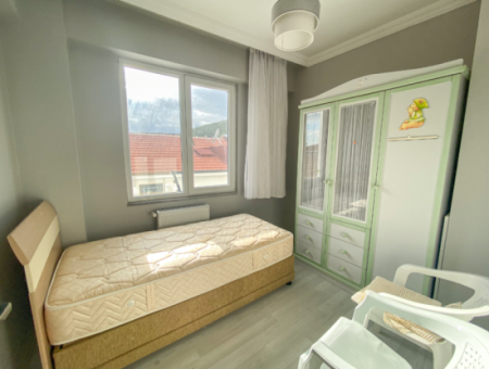 Furnished 2 1 Flat For Rent In A Building With Elevator In The Center Of Kumbağ