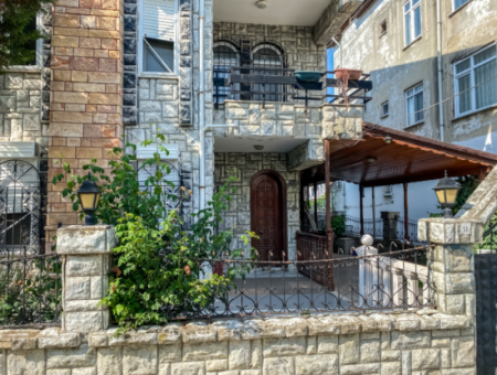 Triplex 4 1 Villa For Sale In Stone Cladding On The Sea Side In Kumbağ