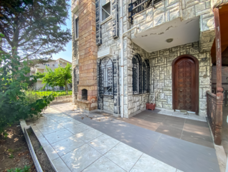 Triplex 4 1 Villa For Sale In Stone Cladding On The Sea Side In Kumbağ