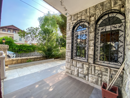 Triplex 4 1 Villa For Sale In Stone Cladding On The Sea Side In Kumbağ
