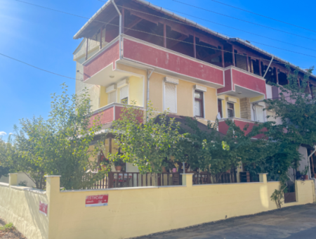 Kumbağ Triplex For Sale With Garden Settlement Close To The Sea 4 1 Villa