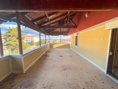 Kumbağ Triplex For Sale With Garden Settlement Close To The Sea 4 1 Villa